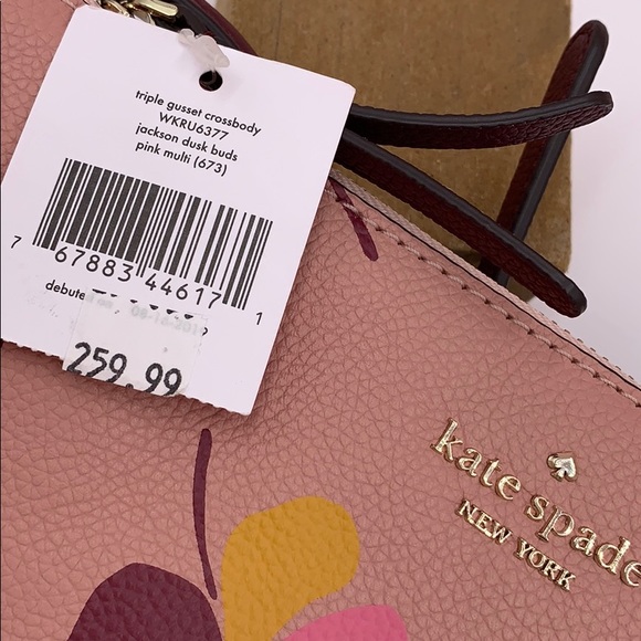Kate Spade New York Triple Gusset Crossbody Dusk - Picture 13 of 16